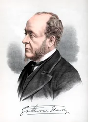 Gathorne Hardy, 1. jarl af Cranbrook, britisk konservativ politiker, c1890.