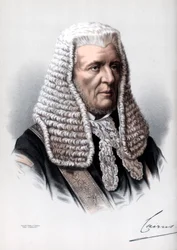 Hugh NcCalmont Cairns, 1st Earl Cairns, Lord Chancellor of Great Britain, c1890.