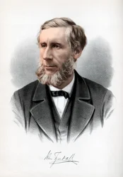 Professor John Tyndall, irsk naturfilosof, c1890.