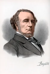 Richard Monckton Milnes, 1. Baron Houghton, engelsk digter og politiker, c1890.