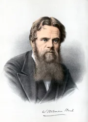William Holman Hunt, britisk maler, c1890.
