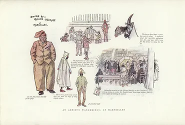 En kunstners vandringer i Marseille