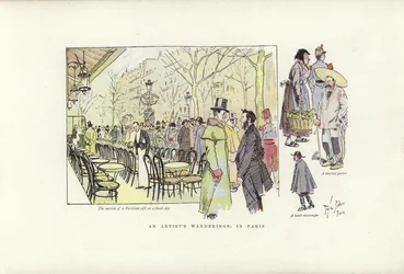 En kunstners vandringer i Paris