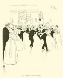 Tegneserie af Phil May, fra 1890