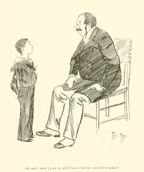 Tegneserie af Phil May, fra 1890