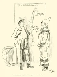 Tegneserie af Phil May, fra 1890