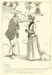 Tegneserie af Phil May, fra 1890