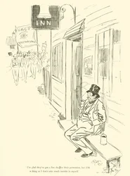 Tegneserie af Phil May, fra 1890