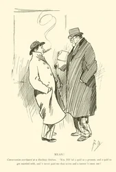 Tegneserie af Phil May, fra 1890