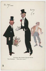 Uden for Gaiety Stage Door