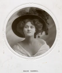 Maudi Darrell, britisk skuespillerinde, c1908.