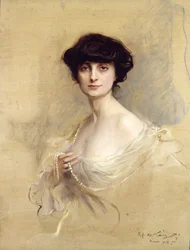 Anna de Noailles (1876-1933) 1913 (olie på lærred)