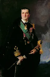 Miklos Horthy de Nagbanya (olie på lærred)