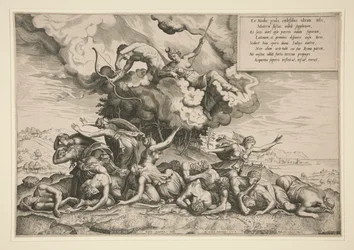 Apollo og Artemis dræber Niobe