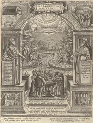 Dåb, fra serien De syv sakramenter, 1576., 1576.