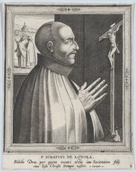 Sankt Ignatius af Loyola, fra serien Mandlige grundlæggere af religiøse ordener, før 1610.