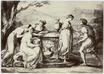 A. Kauffman, Rebecca ved Muren