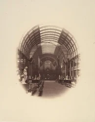 Udsigt i Centralsalen, Kunstskatteudstillingen, Manchester, 1857.