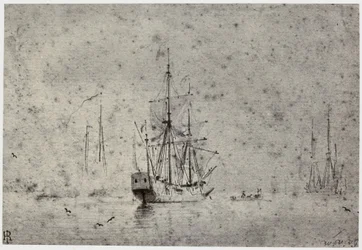 Willem van der Velde, Skibsfart