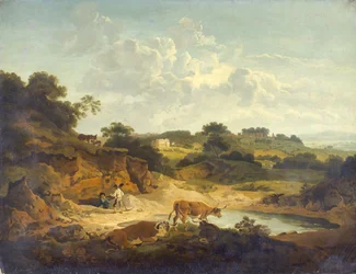 Landskab (olie på lærred)
