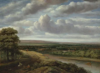 Et omfattende skovlandskab, 1670