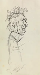 Karikaturportræt af Gladstone