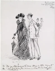 Mrs Jones (pen og blæk på papir)