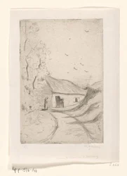 Hus på en landevej Chaumiere a Vleurgat (Bruxelles) (original titel)