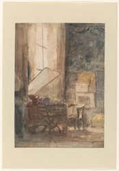 Hjørne i Philip Zilckens studie