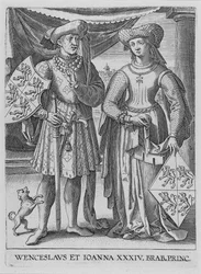 Wenceslaus I, hertug af Luxembourg og Joanna, hertuginde af Brabant, ca. 1600