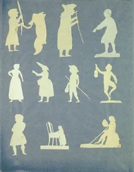 Old Tales (collage på papir)
