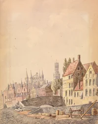 Brugge (akvarel på papir)