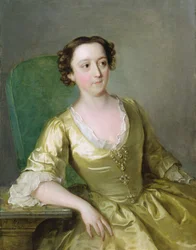 Miss Adams, ca. 1741 (olie på lærred)