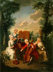 Prins Frederick Louis, Prince of Wales, spillede 