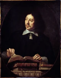 Mand portræt. Maleri af Philippe de Champaigne (1602-1674) ca. Flamme.