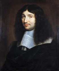 Portræt af mennesket, formentlig Jean Baptiste Colbert (1619-1683), malet af Philippe de Champaigne (1602-1674)