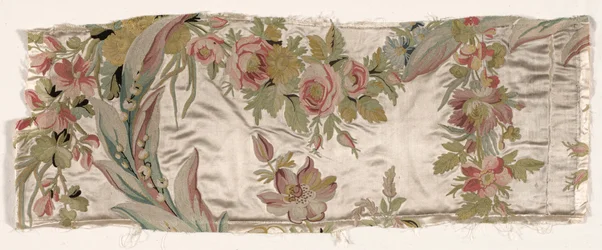 Coverlet Fragment, ca. 1760-1770.