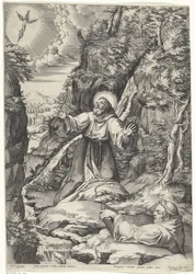 Frans af Assisi modtager stigmataen
