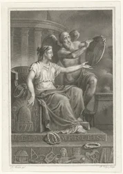 Symbolsk repræsentation på 50-årsdagen for Felix Meritis, 1827