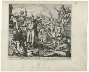 Vernietiging van de afgodsbeelden van Baal Boetedoening en berouw in het Oude Testament en het Nieuwe Testament (serietitel) En form for guddommelig overbærenhed og barmhjertighed over for dem, hvis overtrædelser han omvender sig af hele sit hjerte og vend