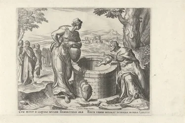Kristus og den samaritanske kvinde ved brønden Seks scener med Kristus og kvinder fra evangelierne (serietitel)