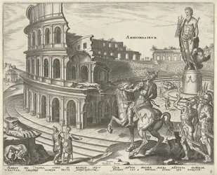 Colosseum i Rom Amfiteater (titel på objekt) Verdens otte vidundere. (serietitel)