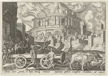 Kaldæerne tager søjlerne i Jerusalems tempel The Days of Doom of the Jewish People (serietitel)