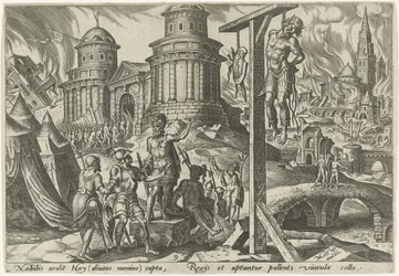 Kongen af ​​Ai bliver hængt The Days of Doom of the Jewish People (serietitel)