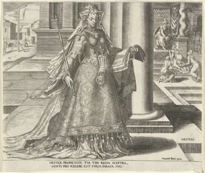 Esther Hester (titel på objekt) Otte berømte kvinder fra Det Gamle og Nye Testamente (serietitel)