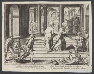 Sankt Peter helbreder de lamme ved den smukke port