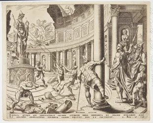 Ødelæggelsen af templet Ashtoreth, Chemosh og Milcom