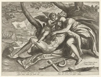 Venus sørger over Adonis