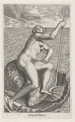 Waternimf Galatea Galatia (titel på objekt) Stroom - en vandnymfe (serietitel) Nympharum oceanitidum, Ephydridum potamidum naiadum (serietitel)