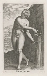 Waternimf Hippocrene Hippocrene (titel på objekt) Stroom - en vandnymfe (serietitel) Nympharum oceanitidum, Ephydridum potamidum naiadum (serietitel)